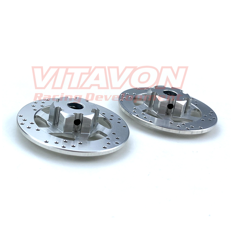 VITAVON Redesigned CNC Alu7075 17mm Front/Rear Hub Hex/Disc Fo Traxxass UDR 1/7