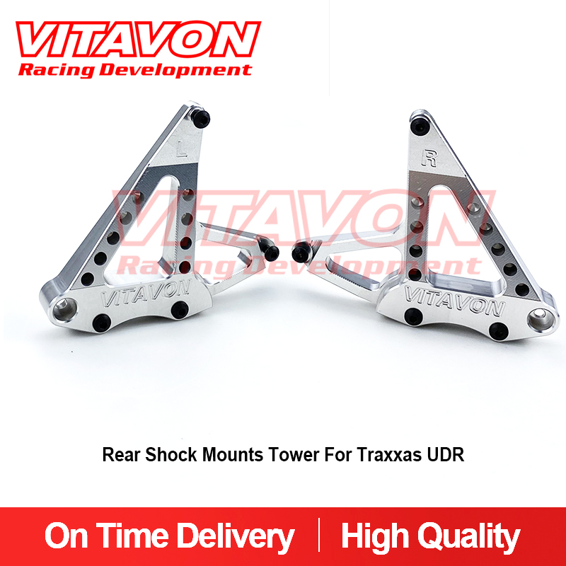VITAVON CNC Alu CNC Rear Shock Mounts Tower For Traxxas UDR 1:7